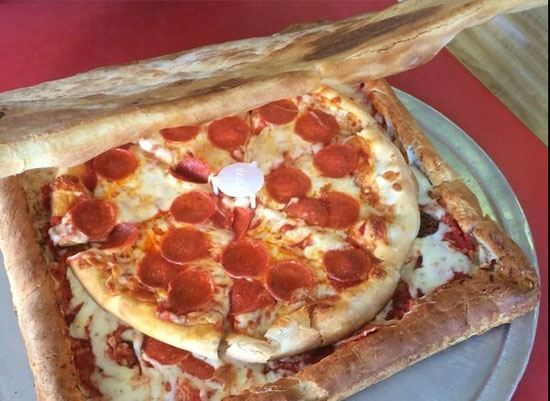 جعبه این پیتزا را هم می‌توان خورد +عکس
