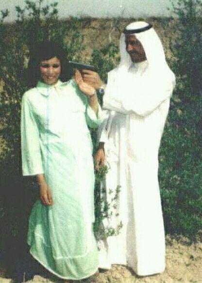 شوخی وحشتناک صدام با همسرش (عکس)