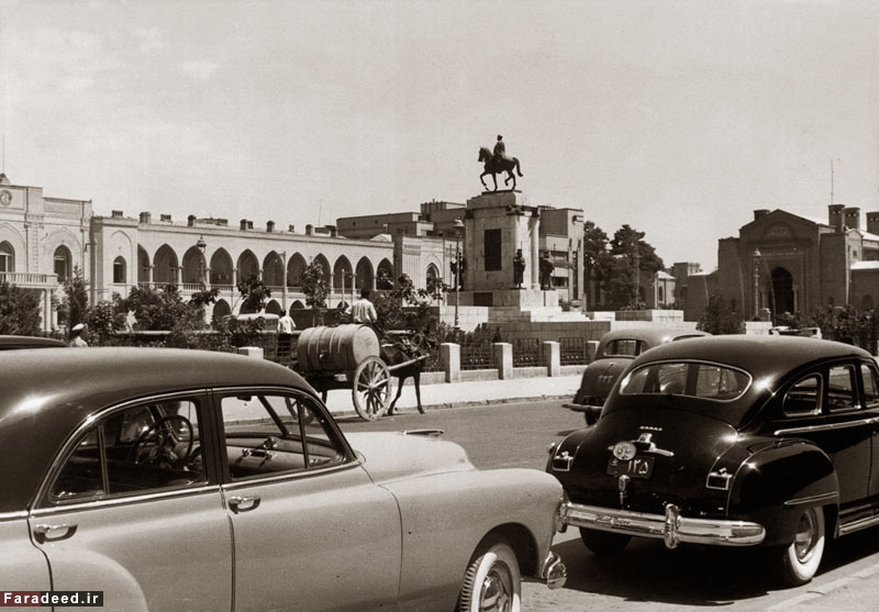 عکس‌نوشت/ میدان توپخانه 66 سال قبل