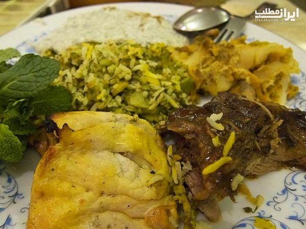 انواع تزیین غذا برای سفره های ایرانی + عکس