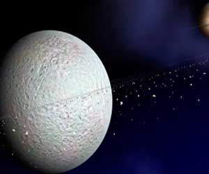 كشف اكسيژن در سطح يك قمر