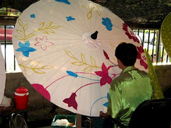 هنر چتر سازی در تايلند