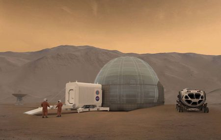 طرح خانه های مریخی ناسا را ببینید