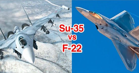 اف 22 رپتور یا سوخو 35 ترمیناتور؛ کدام جنگنده برتر است؟